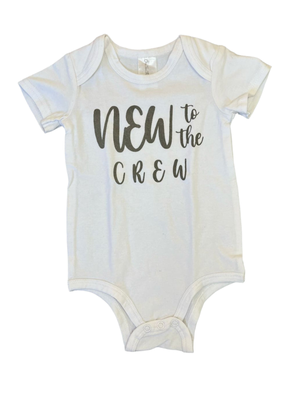 6-9M New to the crew vest - OneTwoThree