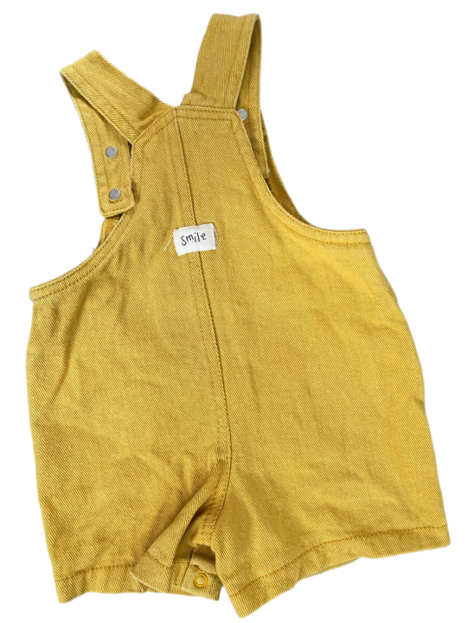 6-12M Yellow Dungaree - Ackermans Baby