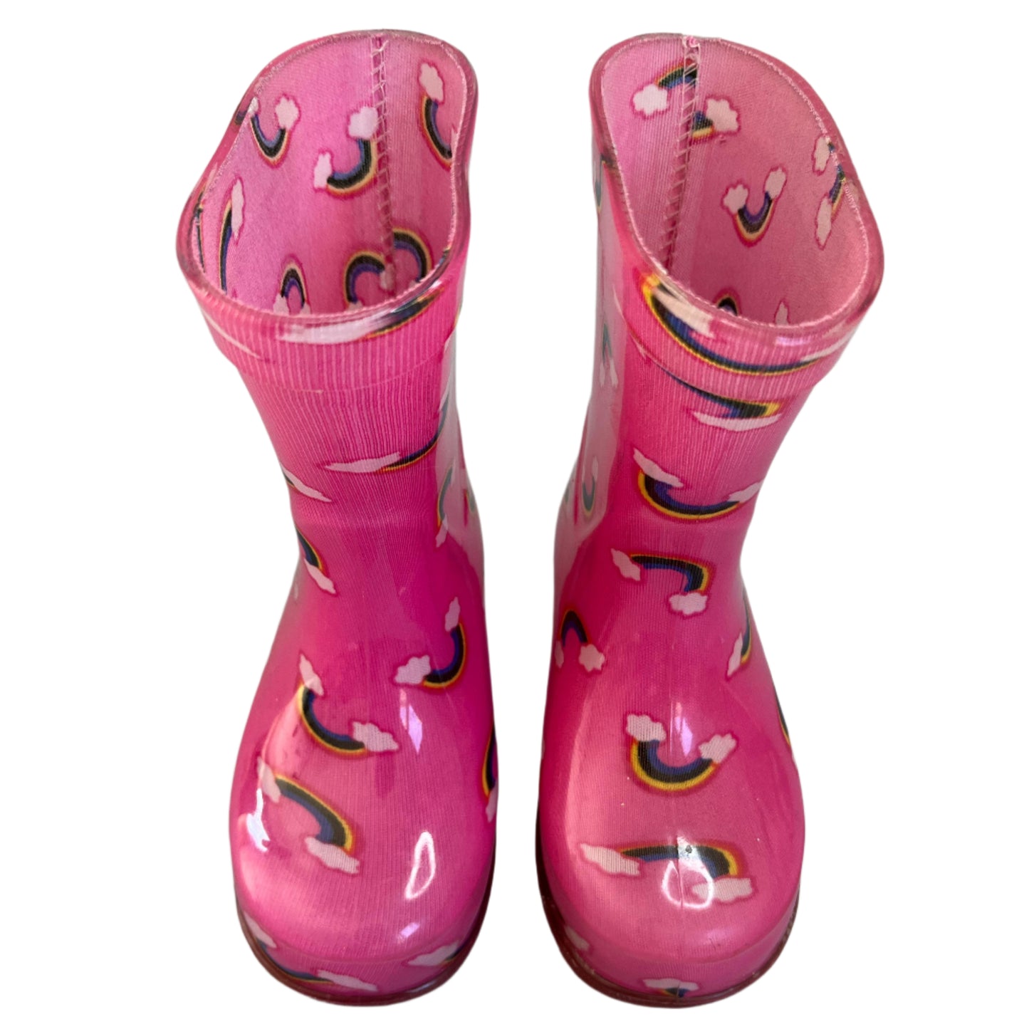 Size 4 Rainbow boots - Real Kids