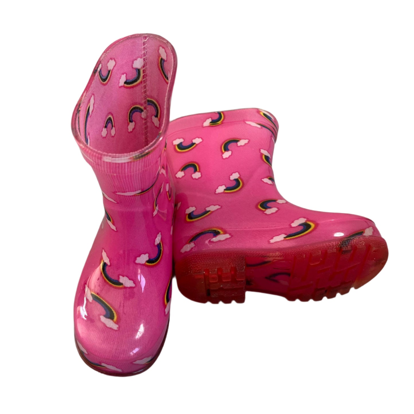 Size 4 Rainbow boots - Real Kids