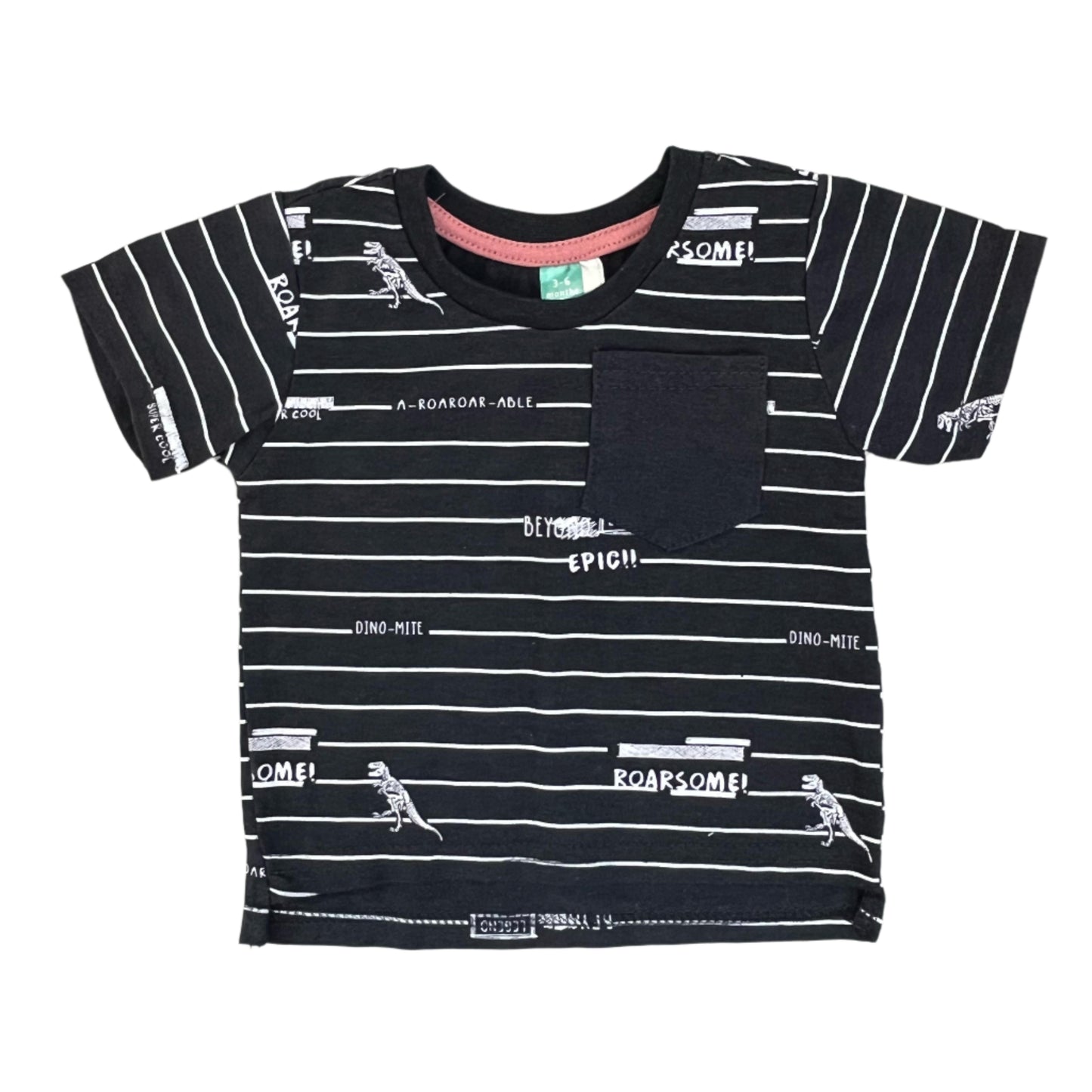 3-6M Roarsome tee - Ackermans Baby