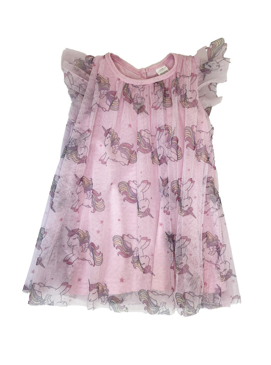 18-24M Unicorn Tulle dress - Tine Tots