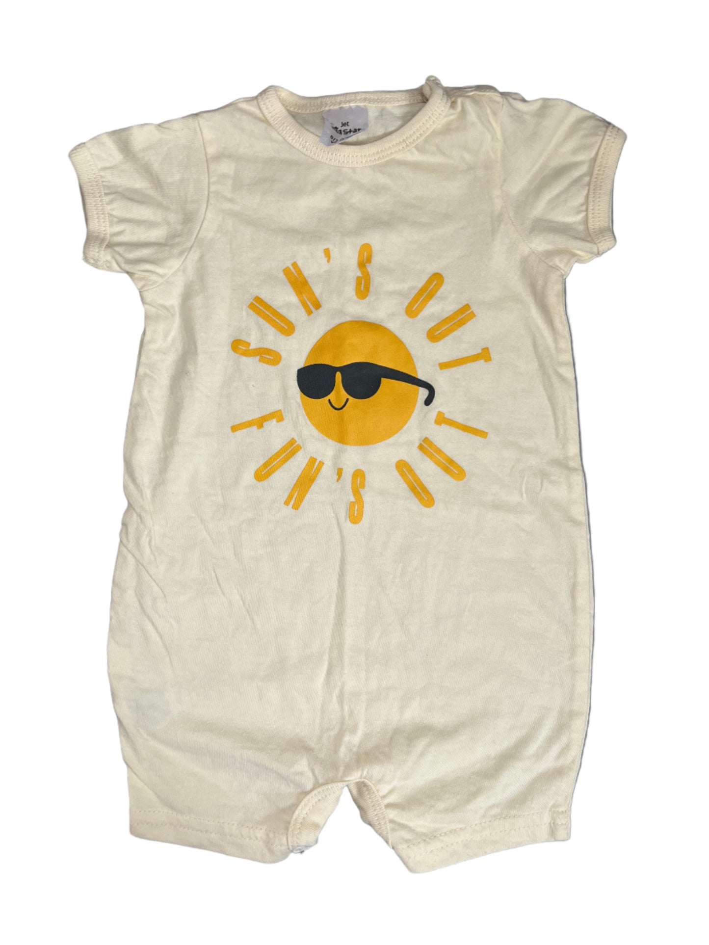 0-3M Sun's out romper - Jet