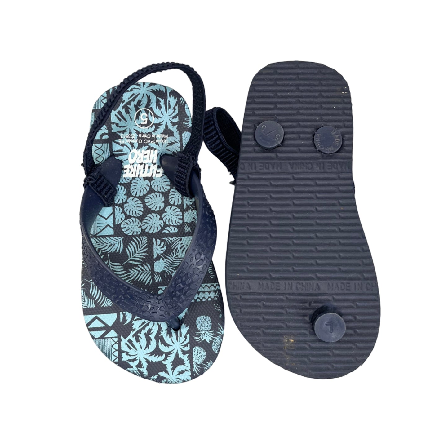 Size 5 Future hero Flip Flops