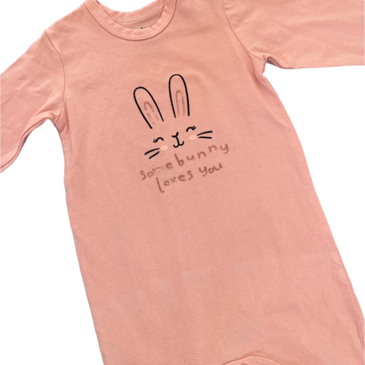 1-3M Some bunny love you sleepsuit - Woolworths