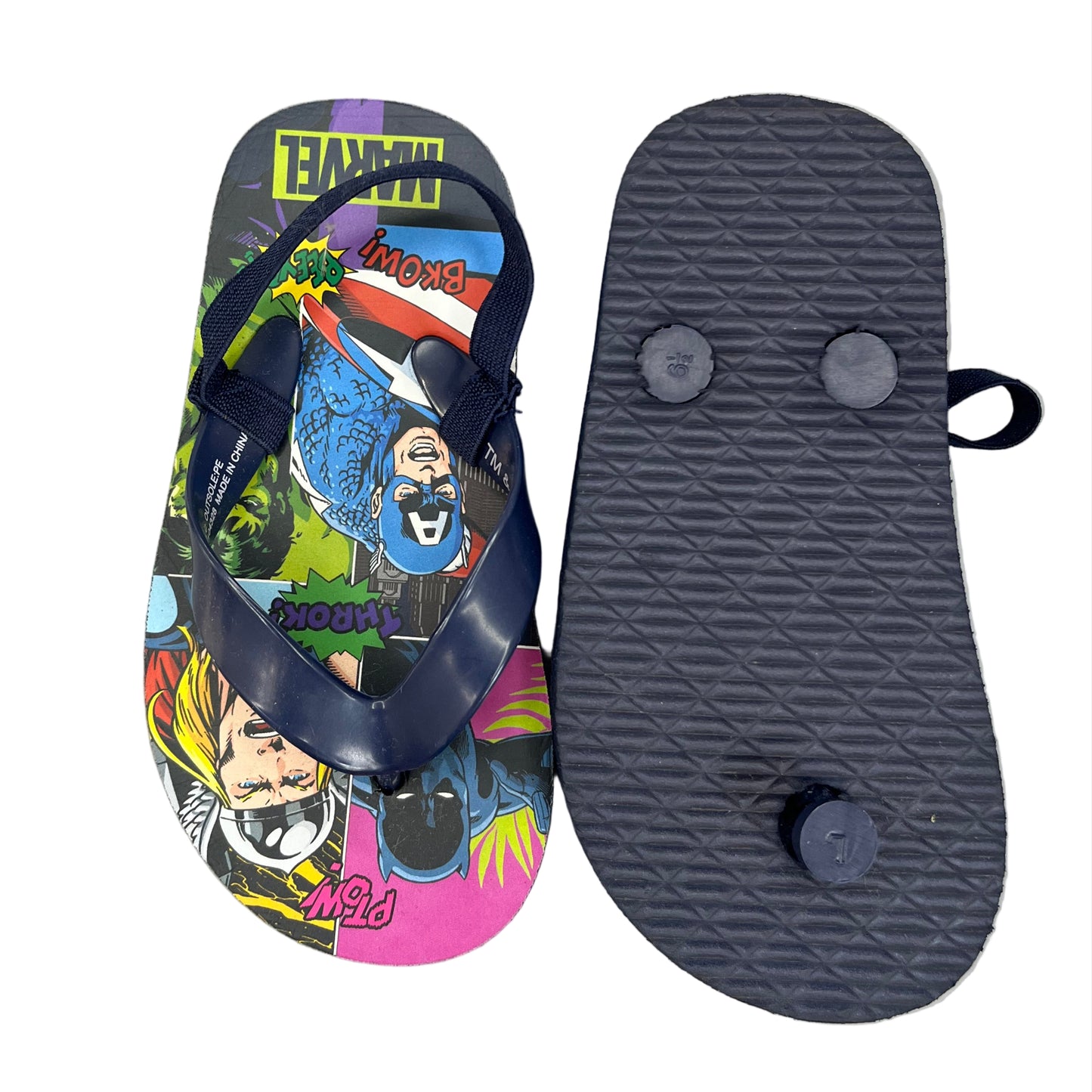 Size 6,5 Marvel Flip Flops