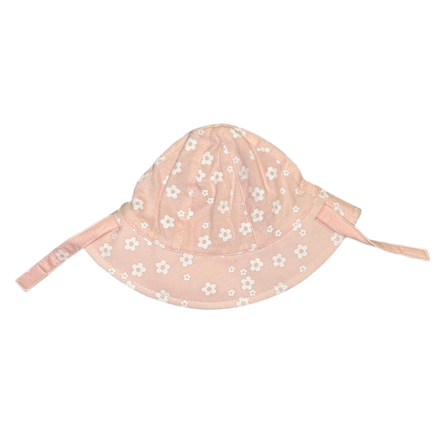 1-3M Light pink floral print hat - Woolworths
