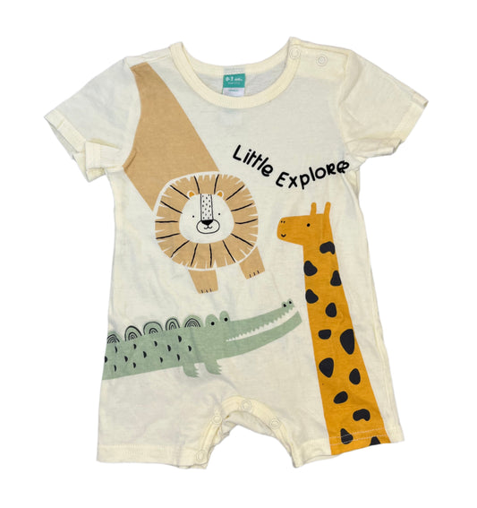 0-3M Little explorer romper - Ackermans Baby