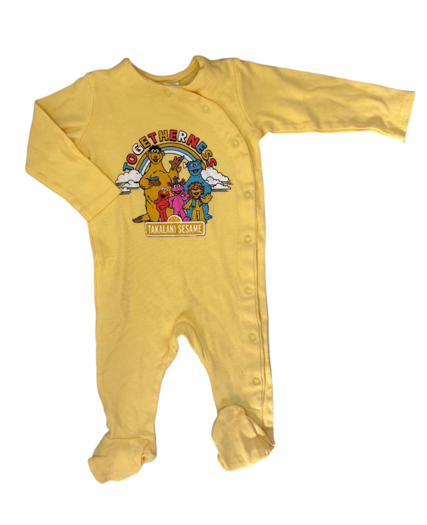 3-6M Takalani sesame sleepsuit - Cuddlesome