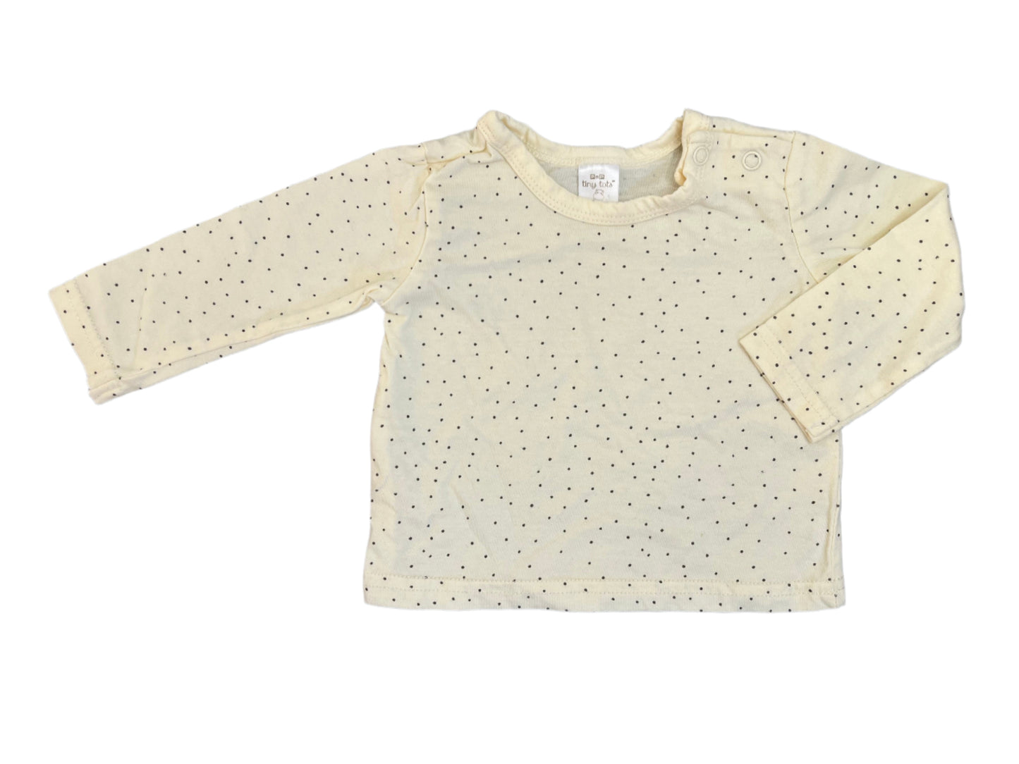 0-3M Polka dot long sleeve tee - Tiny tots