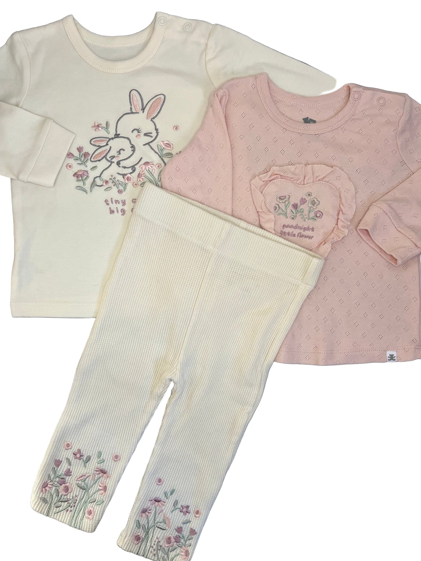 6-12M Embroidery Pajama set - Woolworths