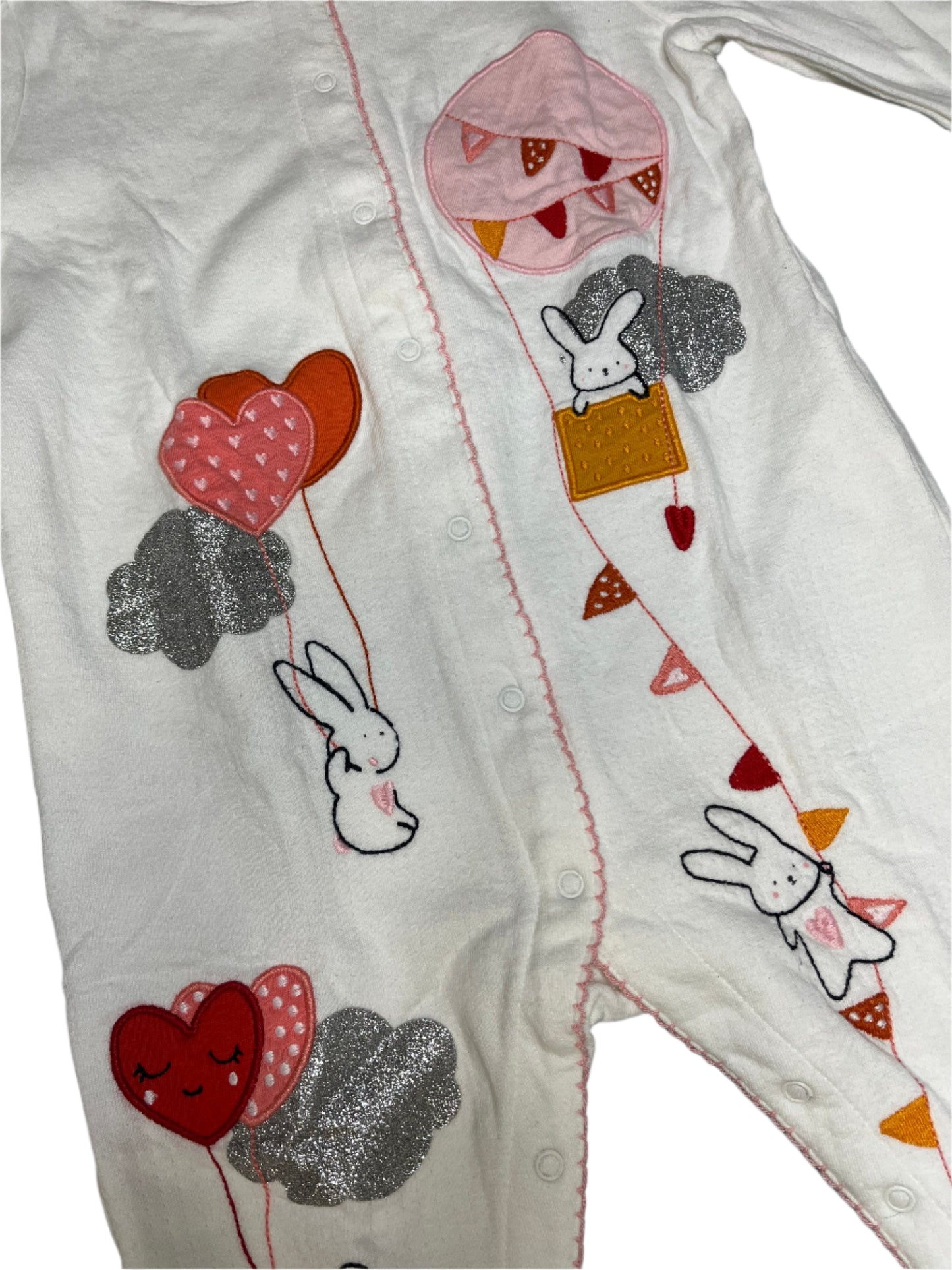 18M Embroidery Sleepsuit - Du Pareil