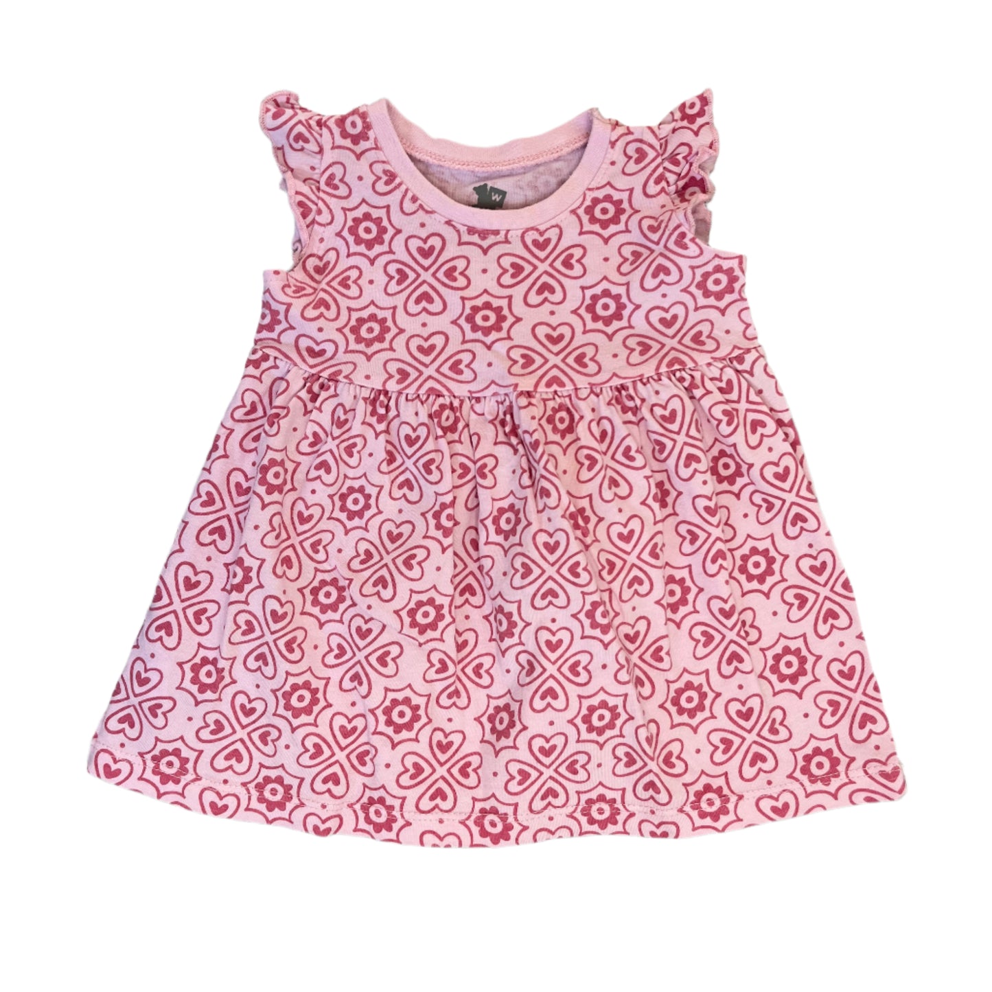 1-3M Pink pattern dress - Woolworths