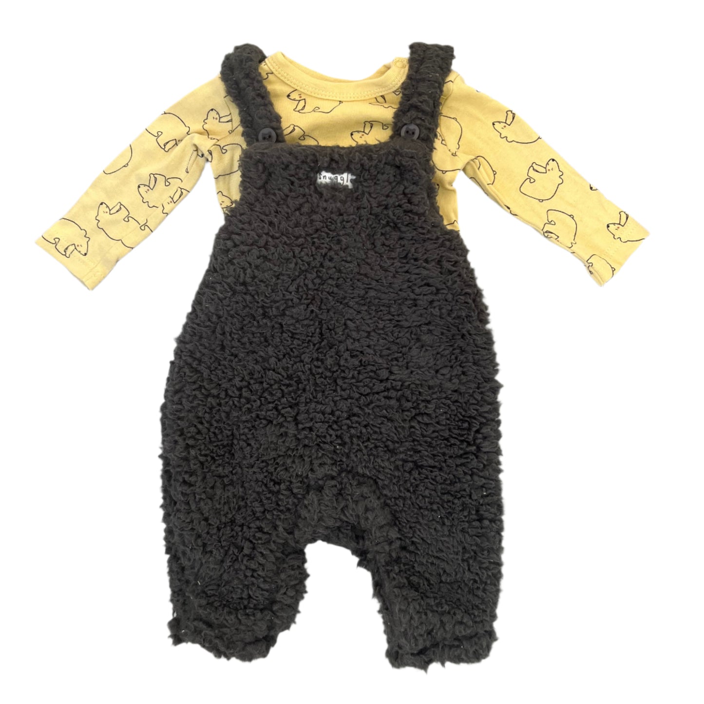 1-3M Long sleeve vest and One-piece - Woolworths