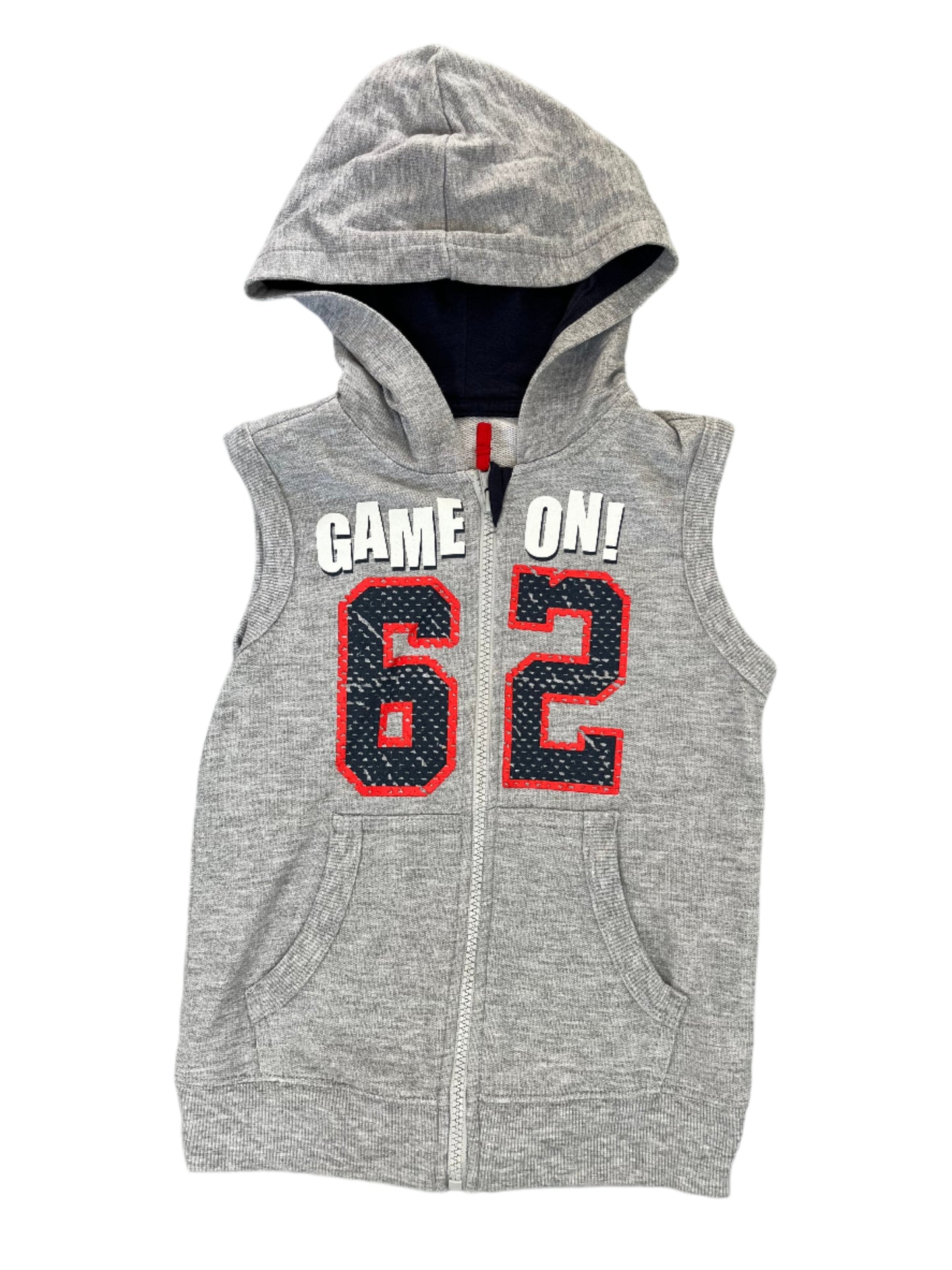 6Y Game on sleeveless hoodie - Woolworths