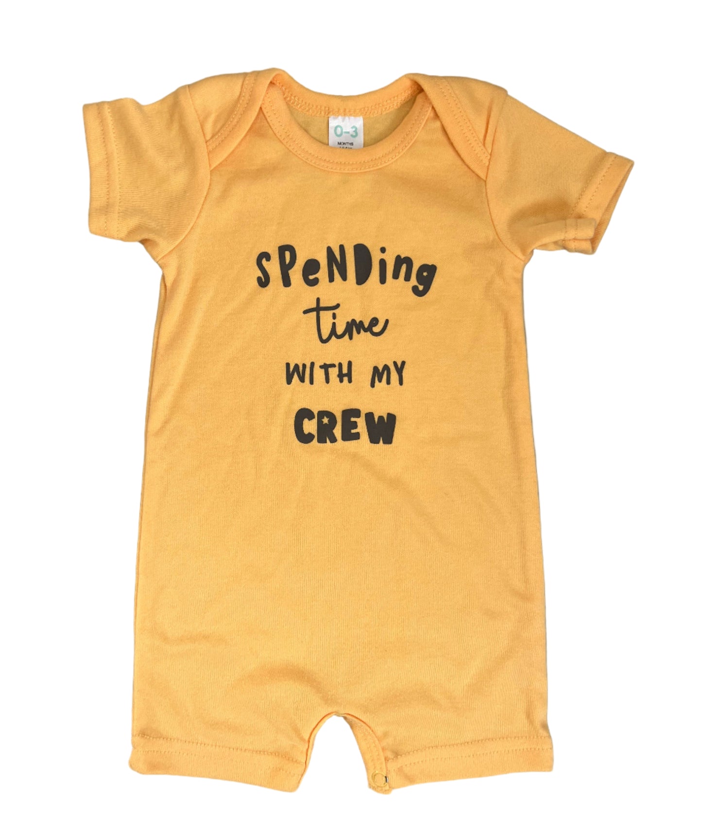 0-3M Spending time with the crew romper - Cuddlesome