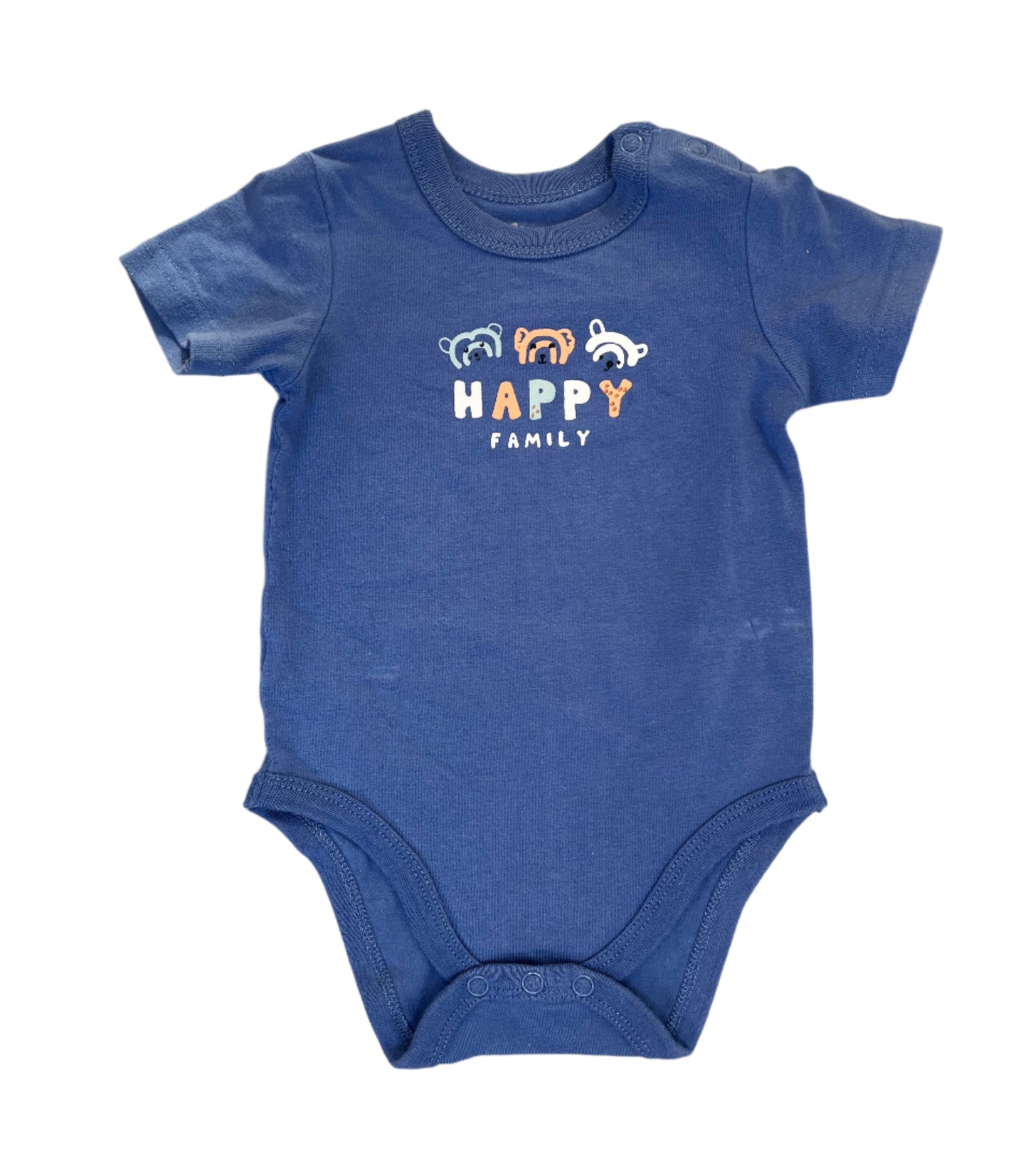 3-6M Happy family vest - Woolworths
