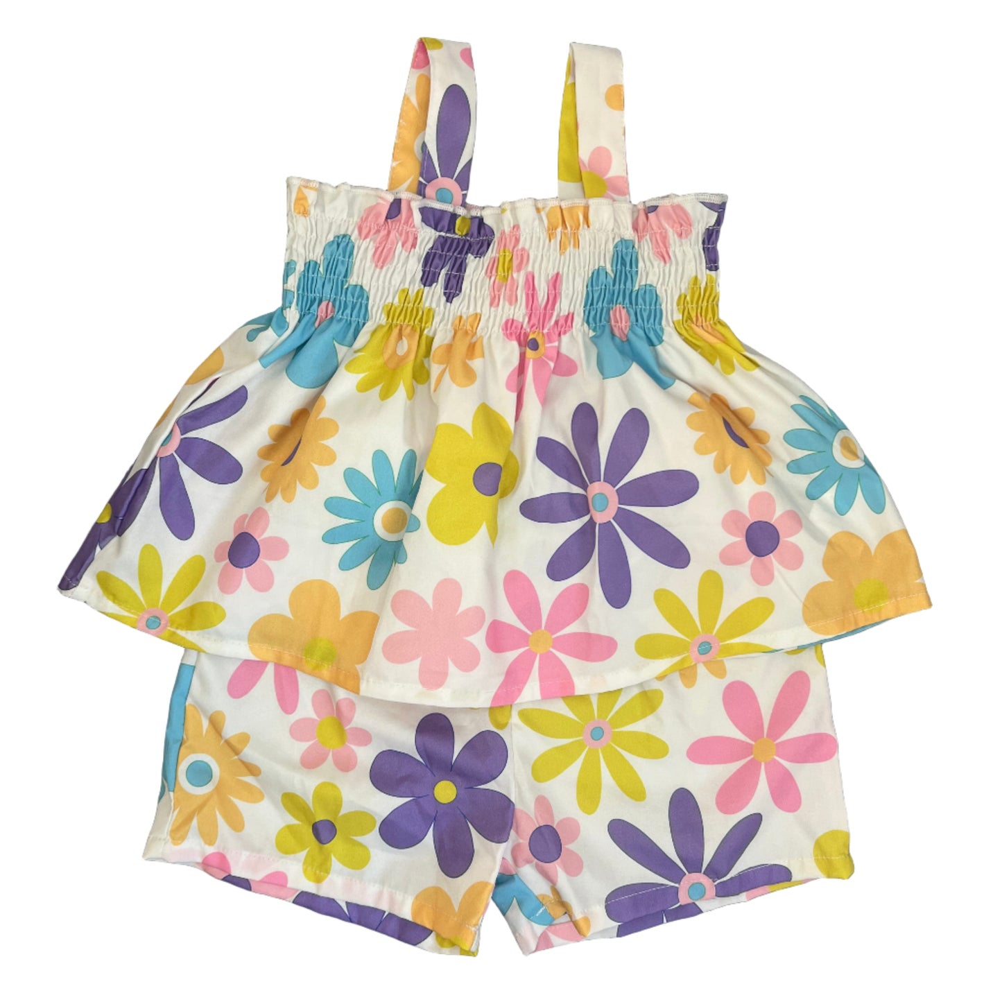 1-2Y Floral shorts and tee set - Shein