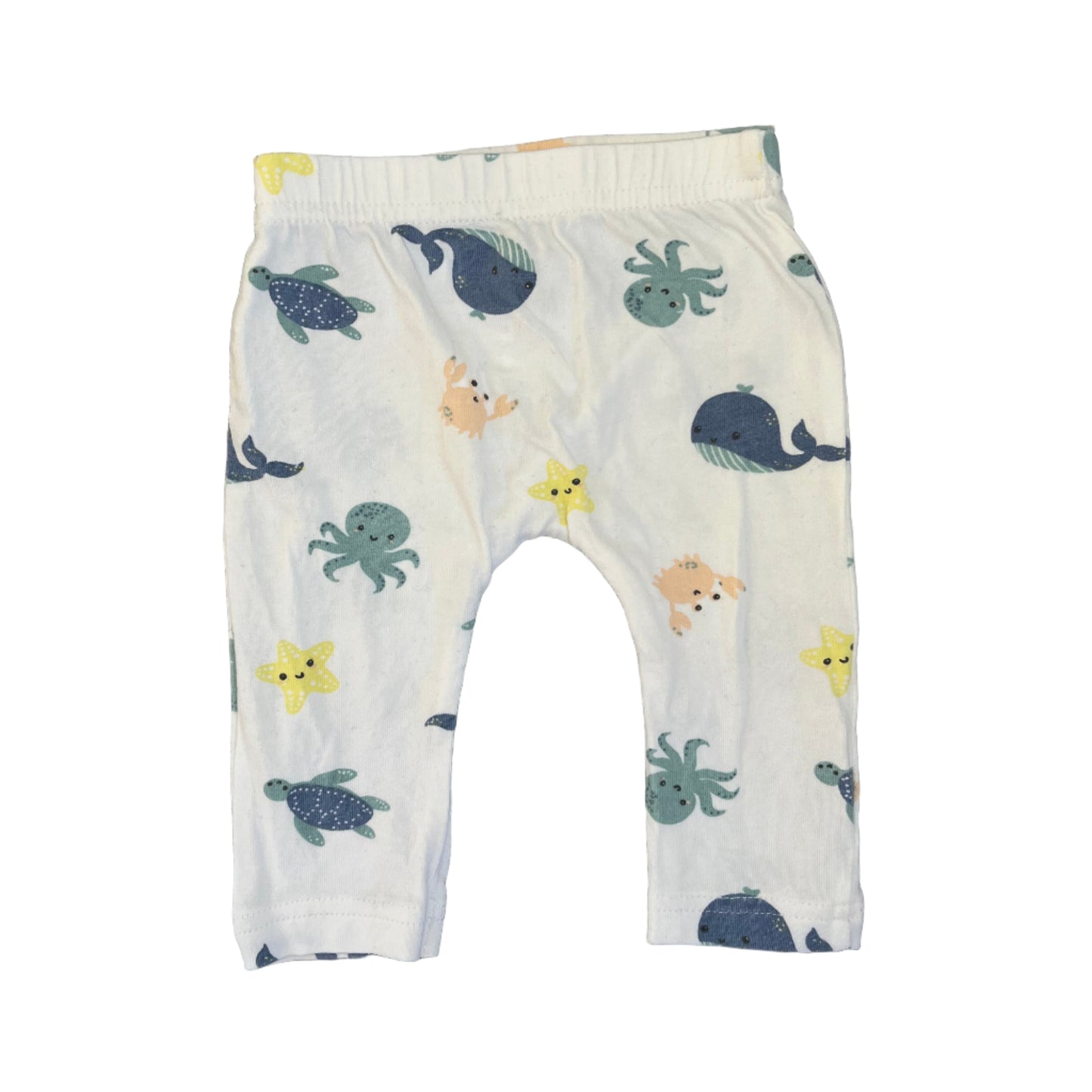 0-3M Sea animal print leggings - tiny tots