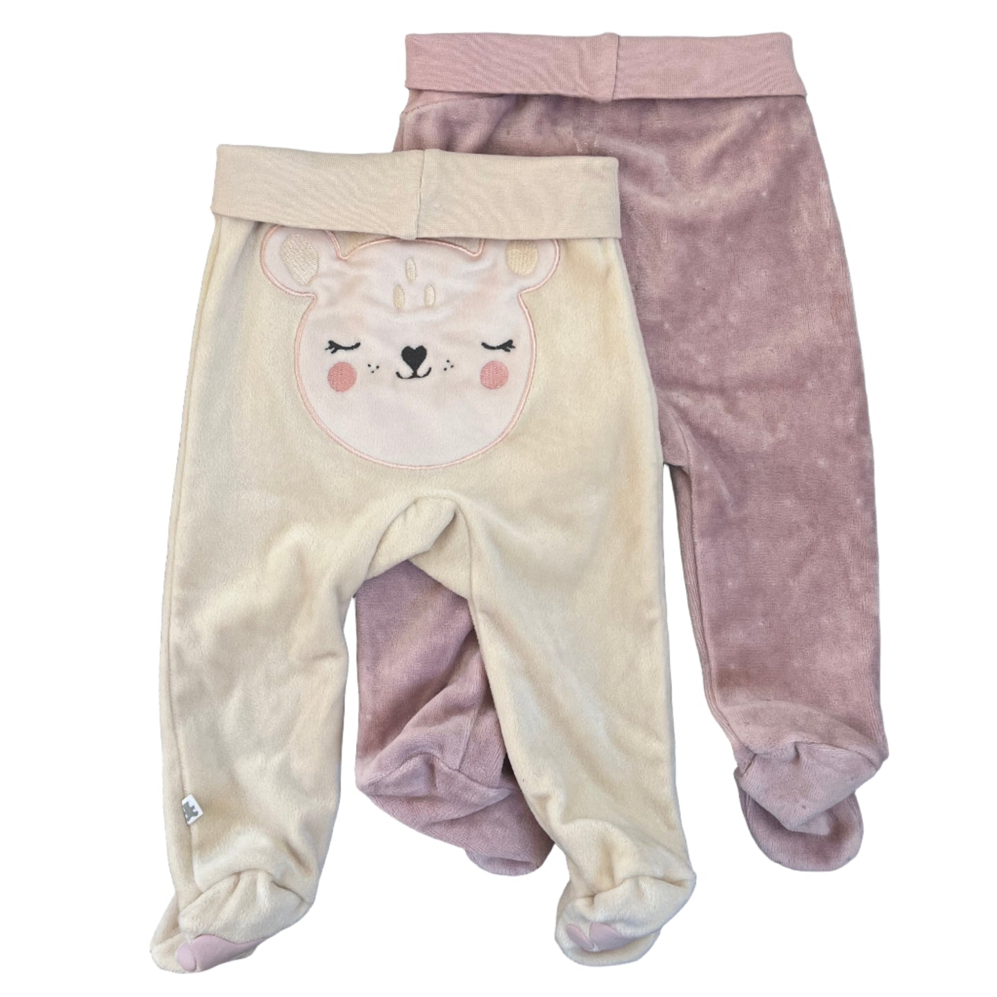 1-3M Beige and pink leggings set - Woolworths