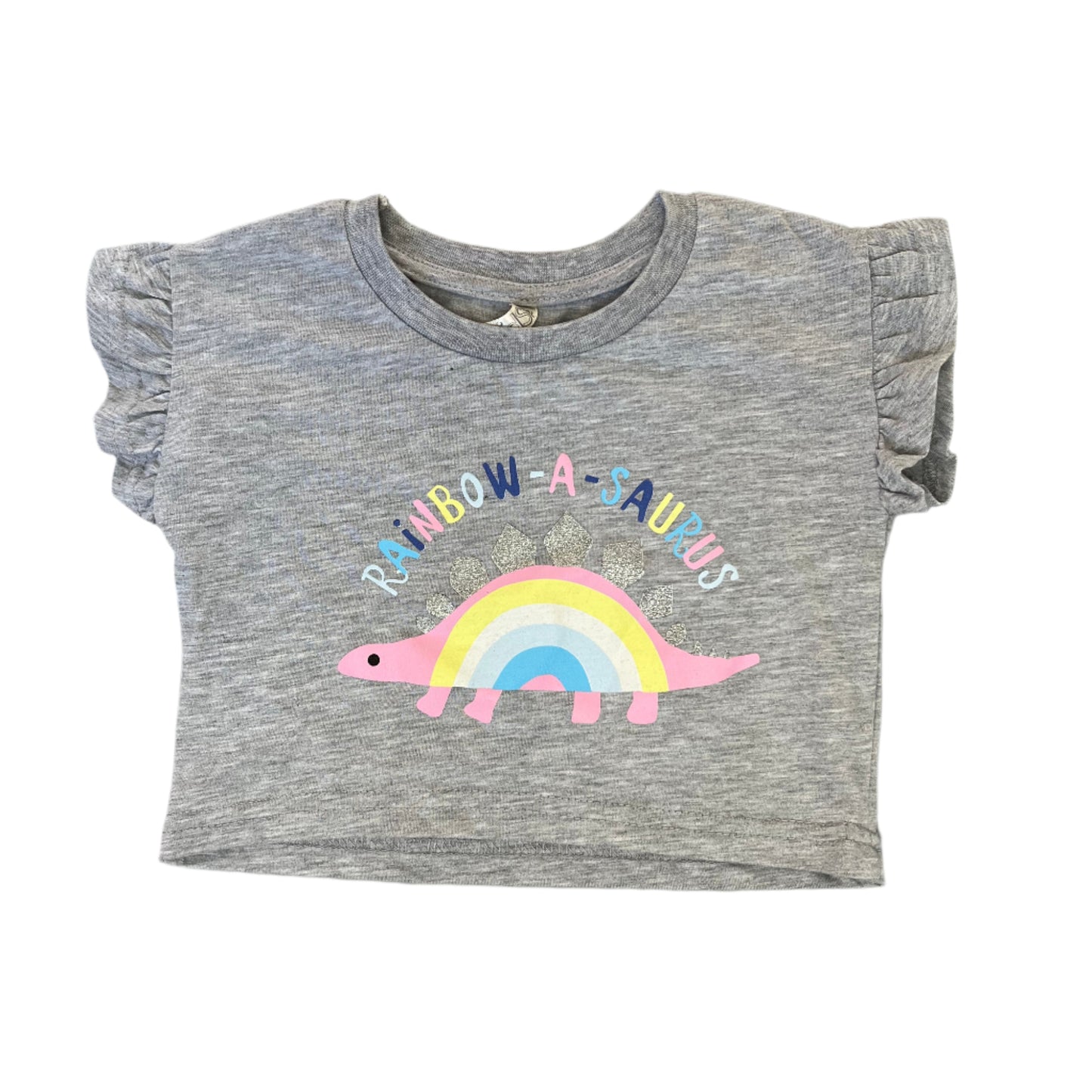 1/2Y Rainbow-a-saurus tee - Real Kids