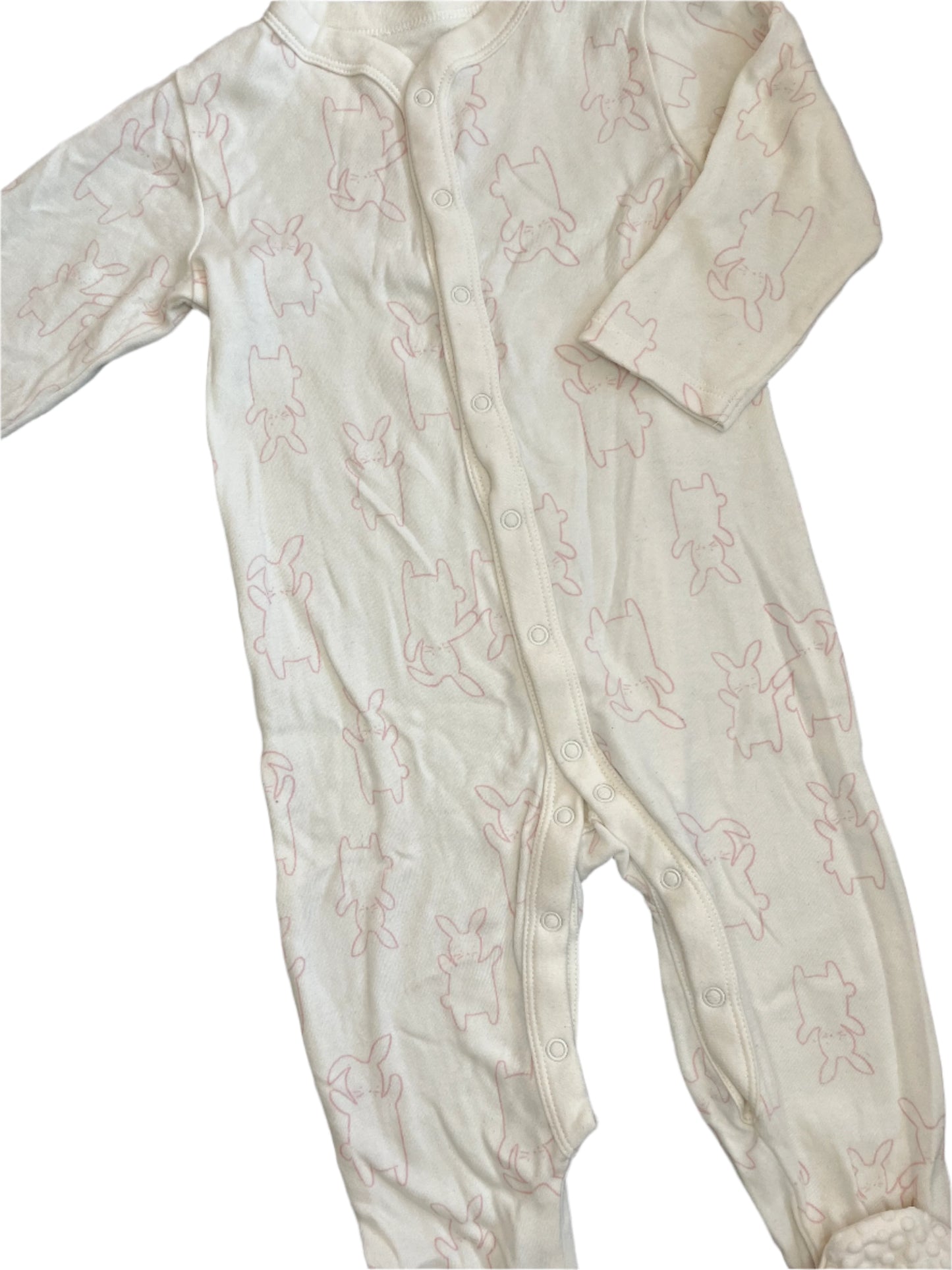 18-24M Bunny Sleepsuit - Marks & Spencer