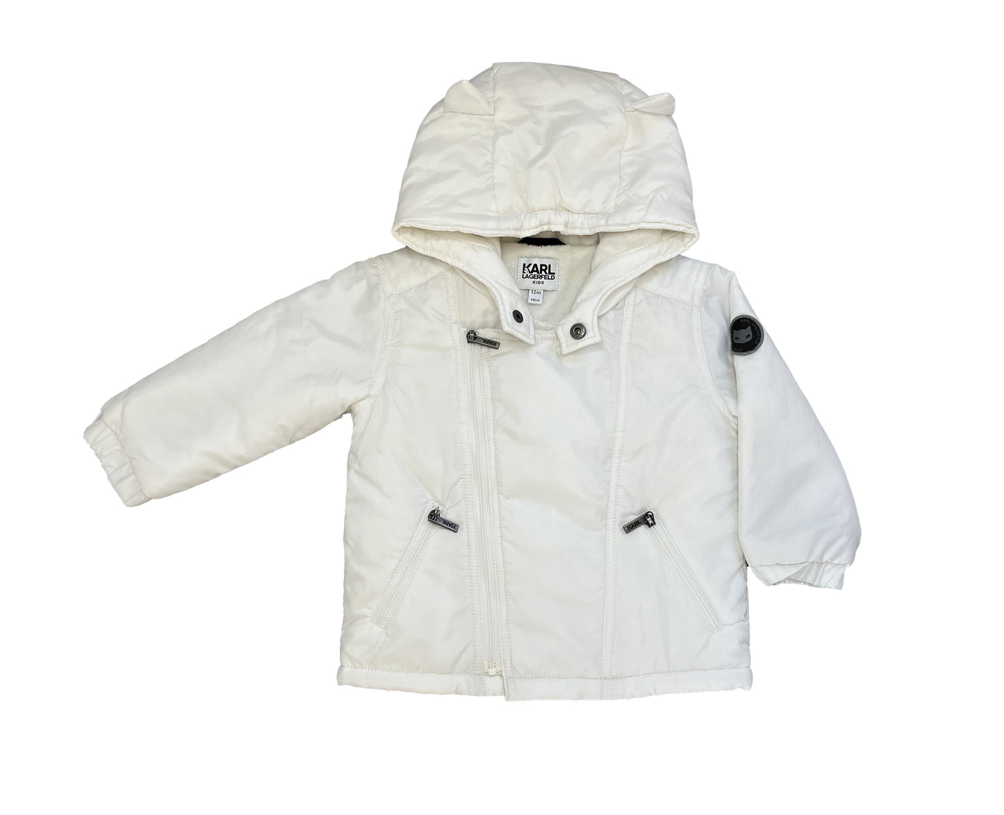 12M White winter jacket - Karl Lagerfeld Kids