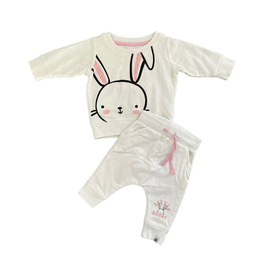 1-3M Bunny Tracksuit set - Woolworths
