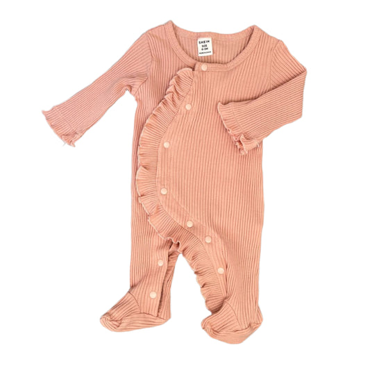 0-1M Rib sleepsuit - Shein