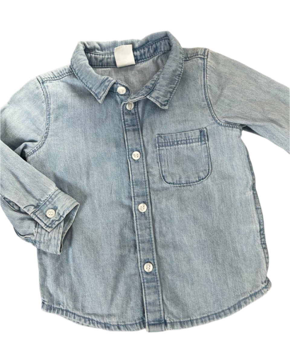4-6M Denim shirt - H&M