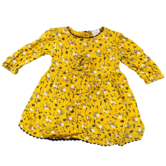 0-3M Floral bow dress - Clicks