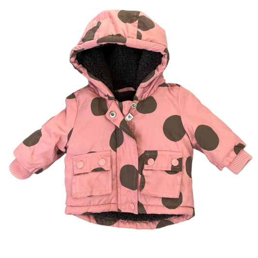 1-3M Polka dot hooded Jacket - Woolworths
