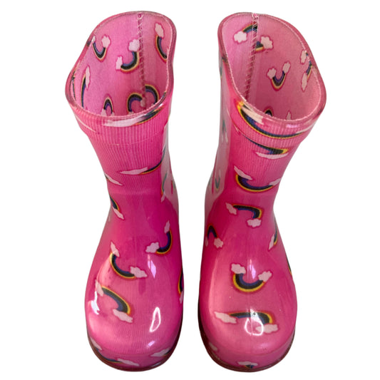 Size 4 Rainbow boots - Real Kids
