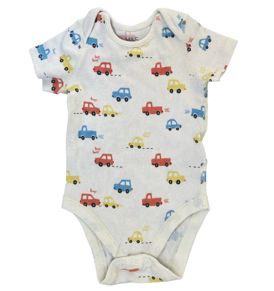 3-6M Car print vest - Marks&Spencer