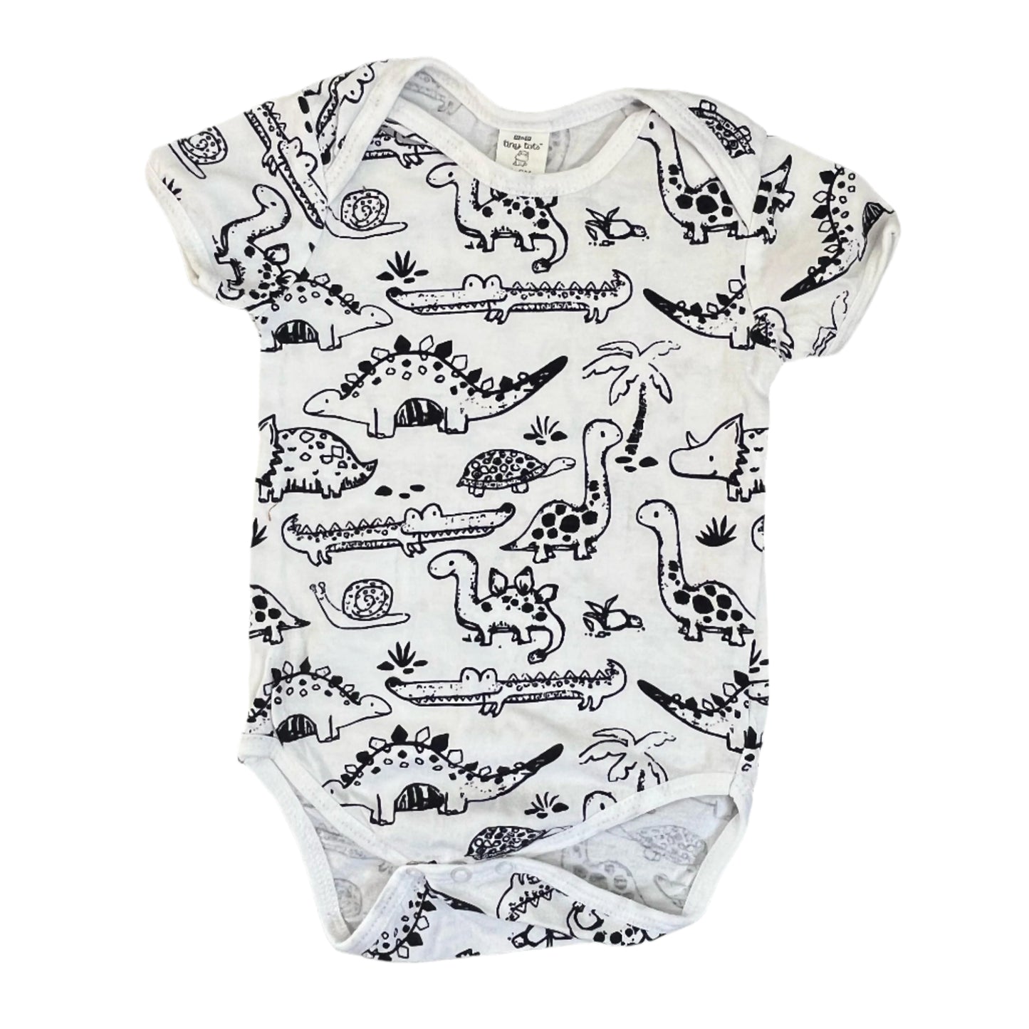 3-6M Dinosaur vest - Tiny tots