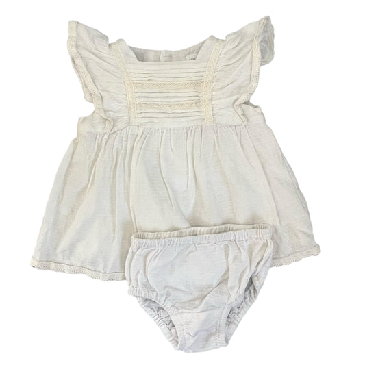 3-6M Decorative Dress/tee with matching bloomer - Zara