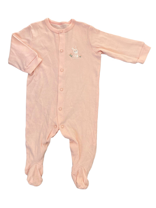 1-3M Bunny logo sleepsuit - Woolworths