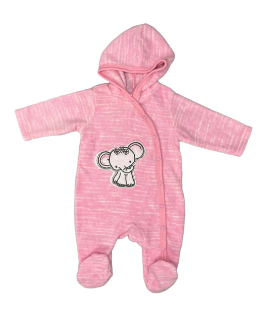 Newborn hooded babygrow - Cuddlesome