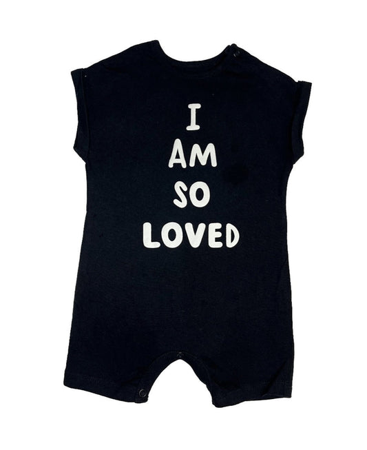 3-6M I am so loved romper - Woolworths