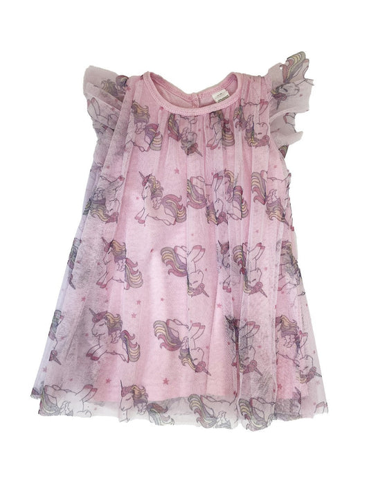 18-24M Unicorn Tulle dress - Tine Tots