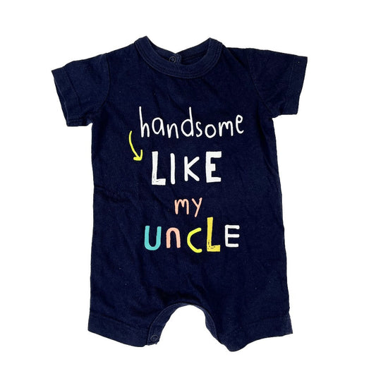 Newborn Handsome like my uncle romper - Woolworths