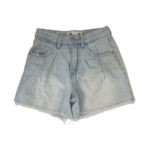 4Y Light blue faded high waist shorts - Cotton On