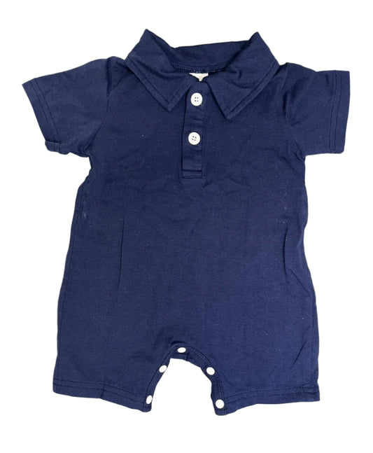 3-6M Navy romper - Shein