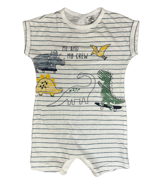 3-6M Me and my crew romper - Tiny tots
