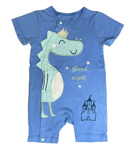 3-6M Good night romper