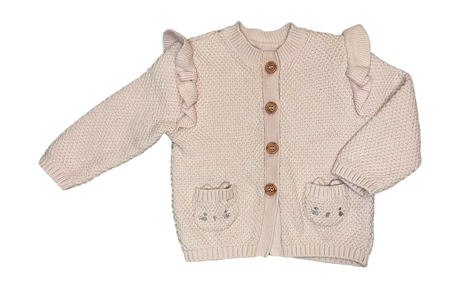 6-9m Front button jersey - Mothercare