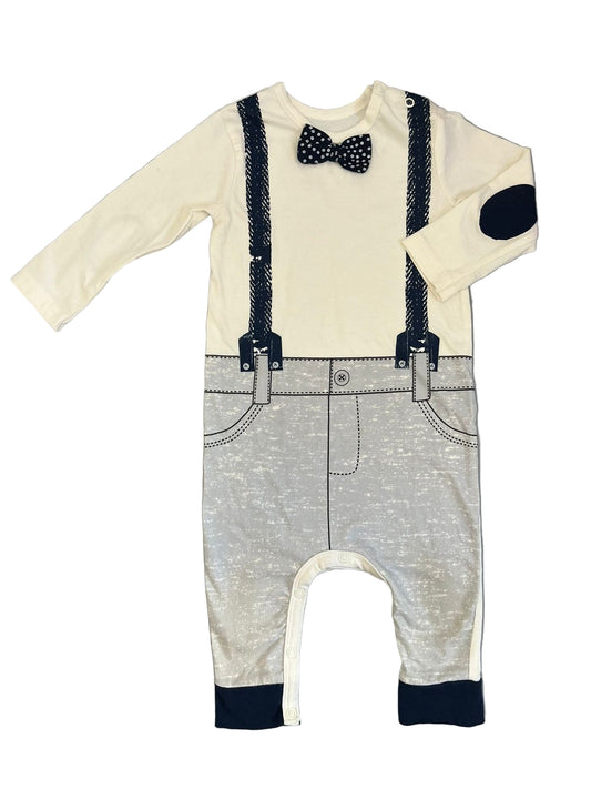 6-12M Bow-tie Onesie - Woolworths