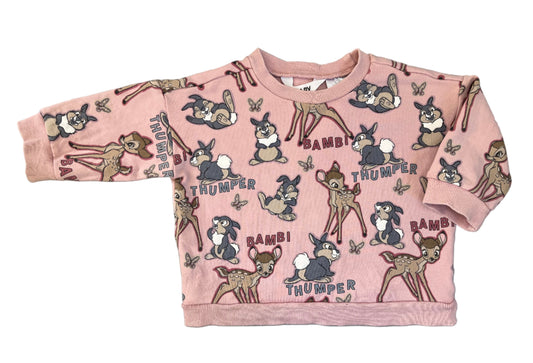 12-18M Bambi and Thumber Sweatshirt - Cotton On