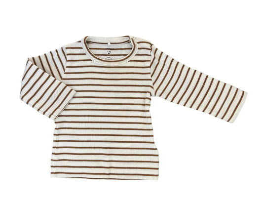 2-4M Stripe long sleeve tee - Name it