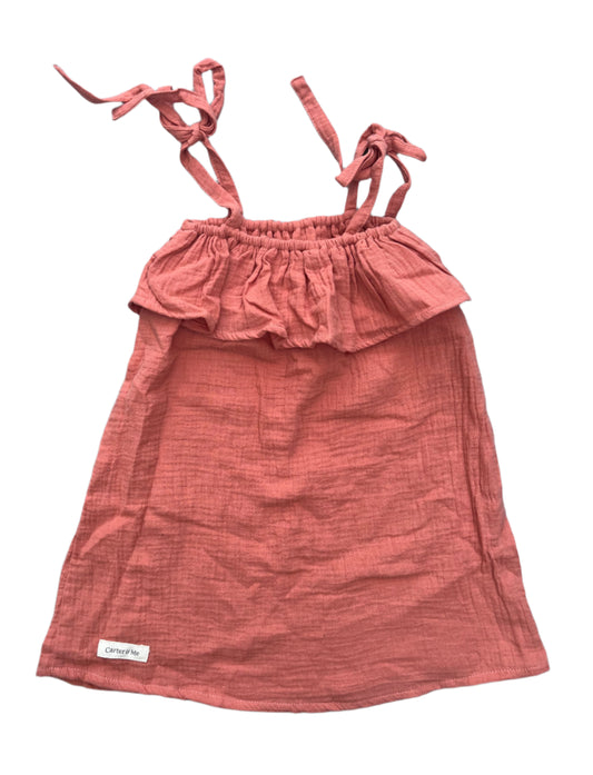 2-3Y Muslin Top Tie dress - Carter & Me
